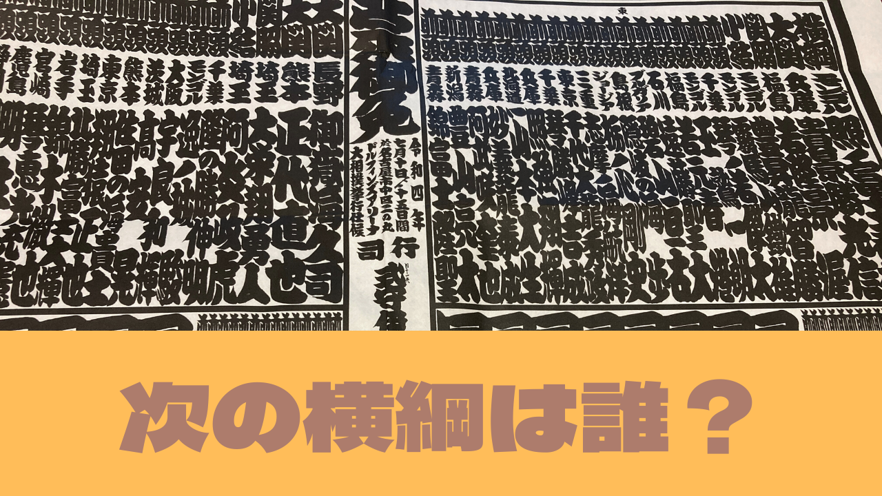 大相撲 番付表 令和5年9月場所 横綱 照ノ富士 両国国技館 ④ - 相撲